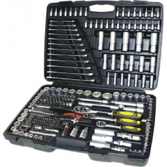 Profesionální 215-dílná sada nářadí JBTK 1215 3/8", 1/4" a 1/2"